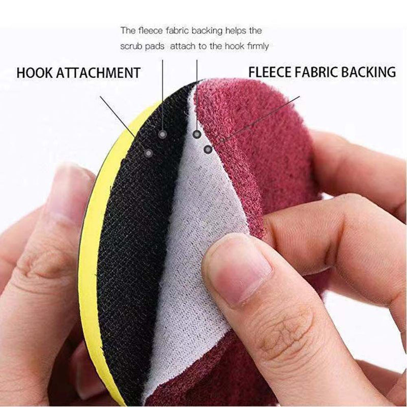 Extension Rod Cleaning Polishing Pad Drill Brush Polishing Tool Scouring Pads