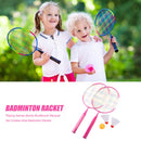 Playing Games Sports Shuttlecock Racquet Set Kids Badminton Racket (Red) Newly