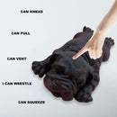 Simulation Soft Dogs Squeeze Ball Puzzle Anti Stress Artifact (Black Dog) Newly