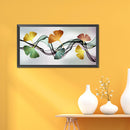 5D DIY Full Round Drill Diamond Painting Ginkgo Biloba Handmade Home Art Deco