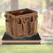 Wide Mouth Tool Bag - Large Capacity Camping Containers Storage (Sand) Newly