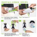 Wall Mounted Toothbrush Holder Automatic Toothpaste Dispenser Set for Bathr