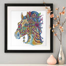5D DIY Special Shaped Diamond Painting Horse Cross Stitch Kit Home Bedroom Decor