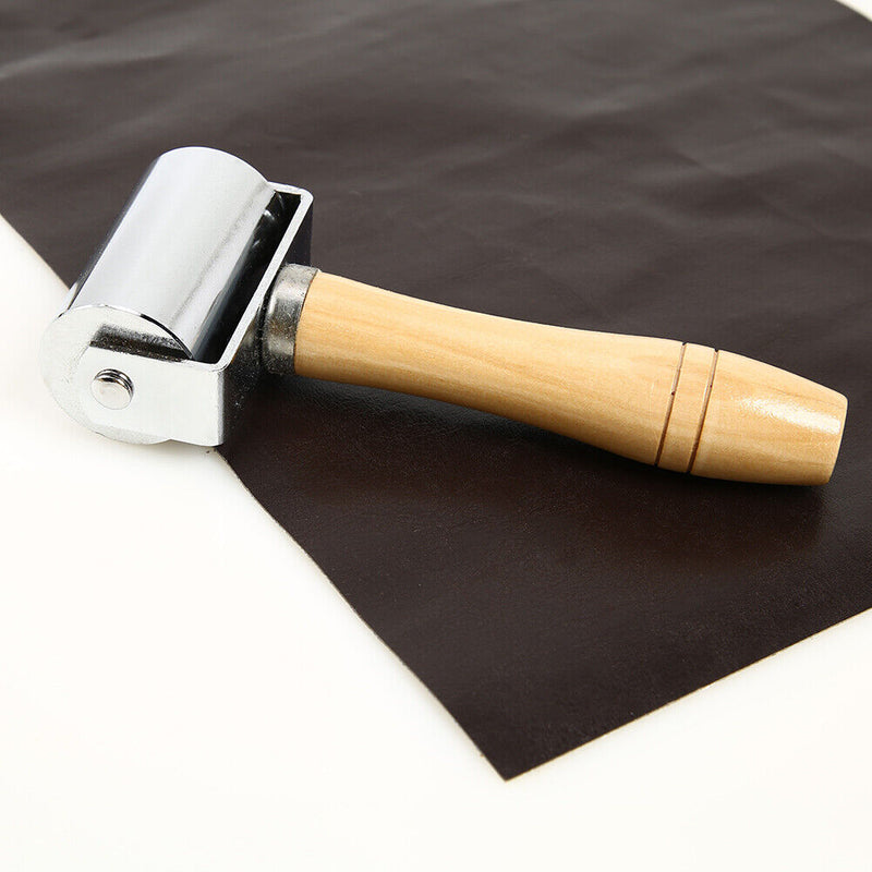 Leather Press Edge Roller Leather Craft Glue Laminating Roller Tool (60mm) Newly