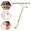 Stainless Steel Candle Wick Trimmer Oil Lamp Trim Scissor Cutter Snuffer Tool