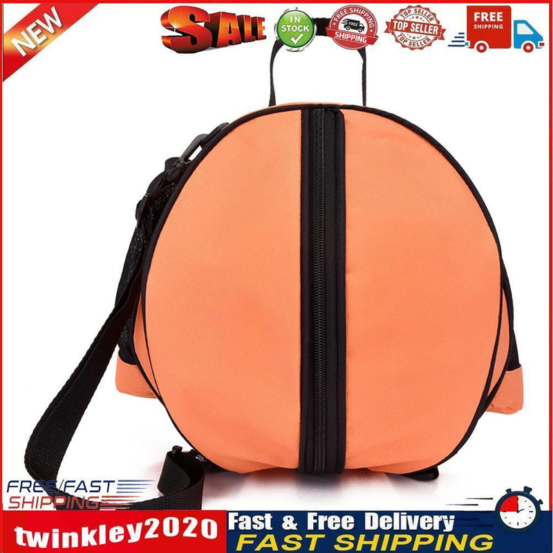 Outdoor Volleyball Shoulder Bag Oxford Cloth Zipper Messenger Bag (Orange) Newly