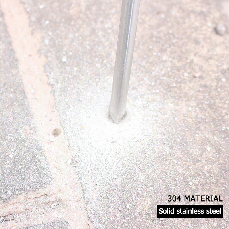 Outdoor Picnic Camping Stainless Steel Tent Pegs Stake Nails Ground Pin Hoo