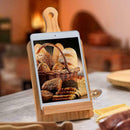 Kitchen Wooden Cookbook Holder Recipe Book Stand Tablet Mom Display Gifts S2I1
