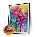 Diamond Painting 5D DIY Colorful Flowers Full Special Shaped Crystal Drill Kits