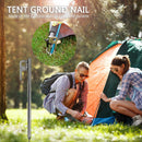 Outdoor Picnic Camping Stainless Steel Tent Pegs Stake Nails Ground Pin Hoo