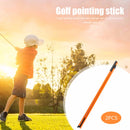 2pcs Golf Alignment Sticks Foldable Golf Putting Ball Position Aid Training