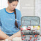 #A Yarn Storage Bag Large Capacity Knitting Tote for Thread Crochet Hooks Needle
