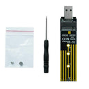 NVMe to USB Adapter, M.2 SSD to USB 3.1 Type A Card, UK Key Based Hard PCIe