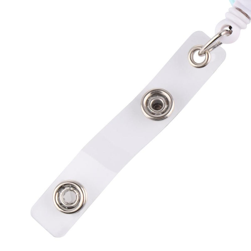 Exhibition Chest Cards Key Ring Lanyards Retractable Shell Shape Badge Holder