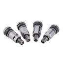 4pcs Car Tubeless Tyre Valve Stems Aluminum Tire Air Valve Stems (Grey) Newly