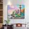 Seaside Villa Lighthouse Wall Oil Paint By Number Home Canvas Wall Poster