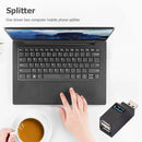Mini USB 3.0 Hub Adapter Extender High Speed U Disk Reader Splitter 3 Ports