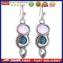 Creative Women Moonstone Dangle Ear Hook Water Drop Earrings Alloy Jewelry Gi