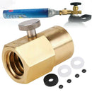 with Bleed Valve TR21-4 to W21.8-14 Cylinder Refill Adaptor For Sodastream