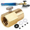 with Bleed Valve TR21-4 to W21.8-14 Cylinder Refill Adaptor For Sodastream