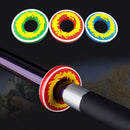 Silica gel Rod Clip Ring Fishing Rod Ring Fishing Tackle Handle Protective Case
