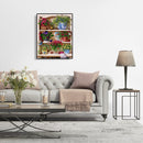 Digital Oil Painting By Number Flower Modern DIY Hand Painted Wall Decor