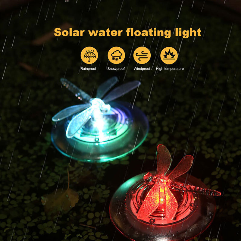 Waterproof Floating Light Cute Solar Lamps Eco-friendly Pond Decors (B) Newly