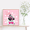 5D DIY Full Drill Round Shape Cool Dog Rhinestone Diamond Drawing for Bedroom