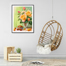 5D Diamond Painting Kit Flowers Full Round Drill Rhinestone DIY Wall Art Craf
