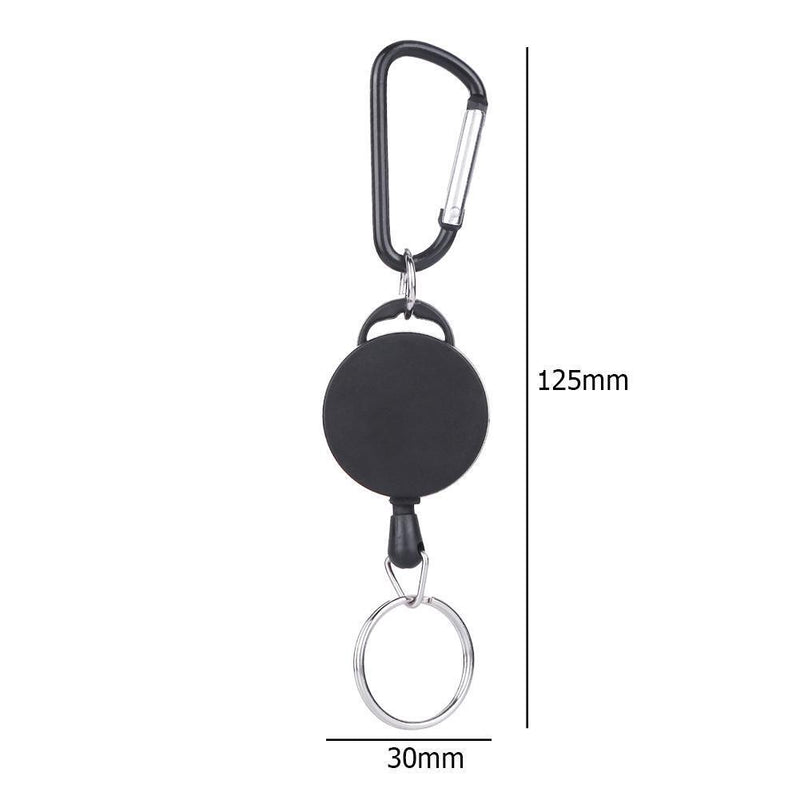 Multifunctional Security Anti-Lost Rope Burglar Retractable Keychain
