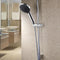 25mm Shower Head Holder Rail Slider Bracket Kit Tool Chrome Adjustable Bathroom: