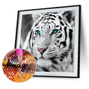 Tiger Head 5D DIY Full Drill Round Diamond Painting Embroidery Cross Stitch