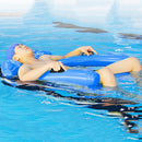 Swimming Pool Beach Water Hammock Party Floating Sleeping Cushion (Blue) Newly