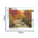 5D DIY Four Season Scenery Full Drill Diamond Painting Embroidery Craft(C)