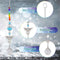 Crystal Wind Chimes Pendant Butterfly Metal Hanging Outdoor Home Garden Decor