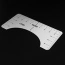 T Shirt Design Guide Ruler with Size Chart Sewing Alignment Tool (12.7cm)