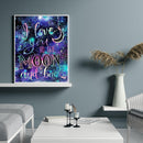 5D DIY Full Drill Diamond Painting Night Sky Cross Stitch Kit Bedroom Wall Decor