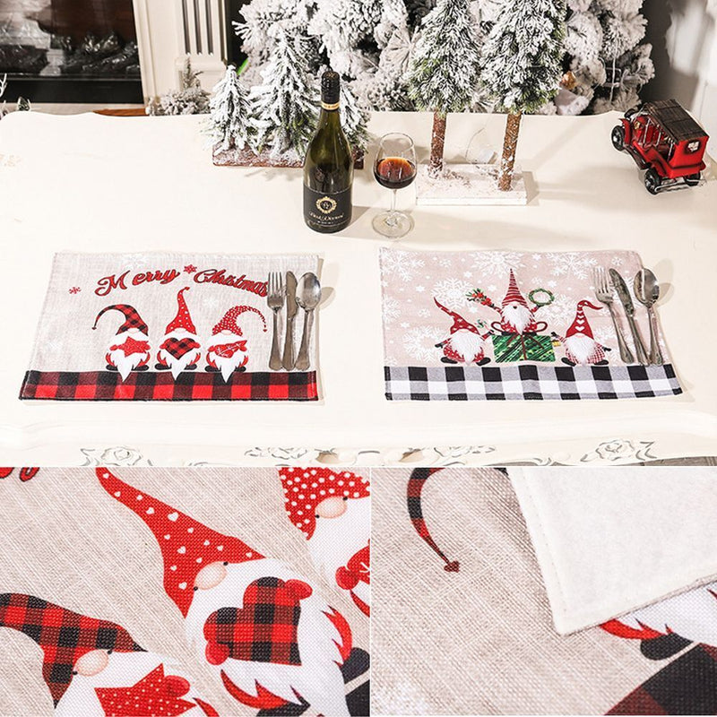 Dining Home Decor Table Mats Coasters Christmas Ornaments Christmas Placemat