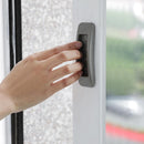 2pcs Self-adhesive Sliding Door Handles Interior Window Pull Knobs (Grey)