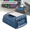 Charging Adaptor Power Bank Converter For Bosch 14.4V 18V Li-ion Battery
