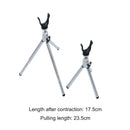 Fishing Rod Holder Aluminum Foldable Ice Fishing Pole Telescopic Rest Brack