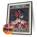 5D DIY Girl Back Full Round Drill Mosaic Diamond Painting Kit Wall Decor Crafts