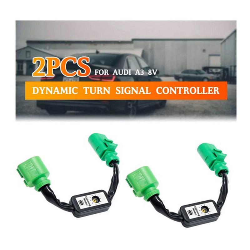 2pcs Dynamic Turn Signal Controller LED Left Right Taillight Module for A3 8V