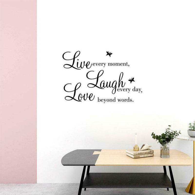 Live Laugh Love Family Home Quote Wall Stickers Art Removable Decals Room U4X1