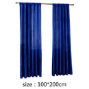 Modern Solid Color Satin Door Window Curtain Room Semi-shading Drape Curtai