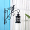 Wrought Iron Hanging Flower Pot Basket Decorative Hanger Brackets (Bird) Newly