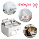 Tissue Box Remote Control Napkin Sundries Case Holder Living Room Desk Organizer