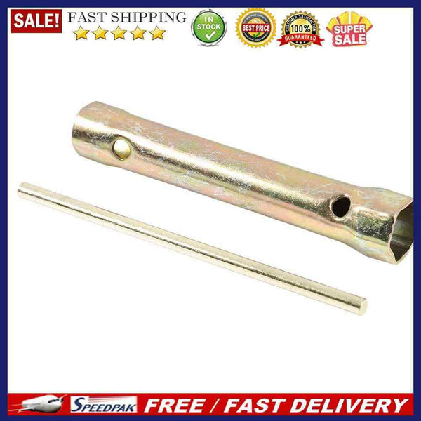 Double Ended Spark Plug Socket Wrench Tool 16mm/18mm with Torque Bar Handle