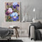 Iris Flowers Colouring Oil Canvas Picture DIY Hand Painted Paint By Numbers Kit