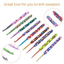 9pcs Knitting Needles Yarn Crochet Needle Weaving Crochet Hook DIY Craft Tool